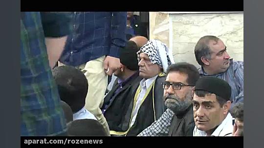شعار انتخاباتی سیدابراهیم رئیسی به زبان عربی در اهواز